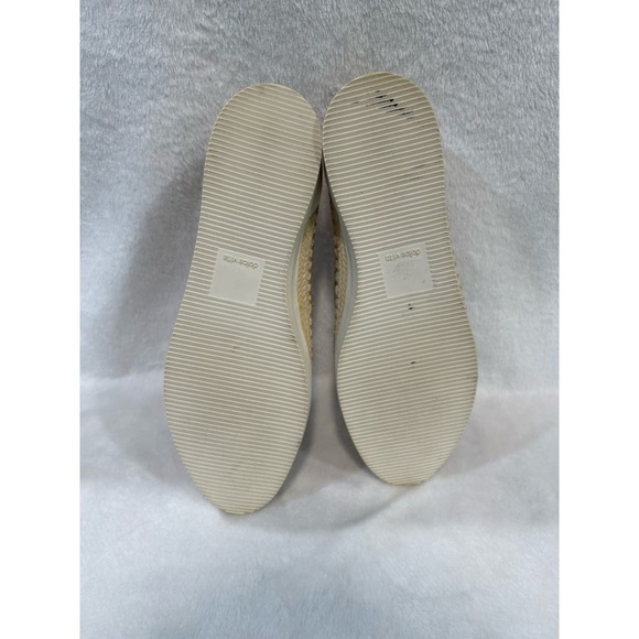 Dolce Vita Size 8 Slip On Leather Flats Neutral - Picture 8 of 10